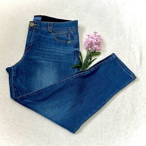 Democracy "Ab"Solution Crop Skinny Jean - Size 14 (35")